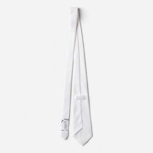 Cravate 1 Year Together - First Anniversary Celebration (Dos)