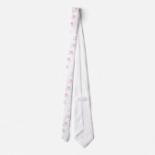 Cravate 1ère Fleurs Grandma-Rose (Dos)