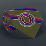 Cravate 1re division d'infanterie "Big Red One"<br><div class="desc">Un design unique pour tous ceux qui ont servi dans la "1ère division d'infanterie Big Red One"! Il s'agit vraiment d'un Cravate personnalisé "Un des anciens combattants de la 1re division d'infanterie". Le "Big Red One" a une longue et distinguée histoire de combat qui remonte à la Première Guerre mondiale...</div>