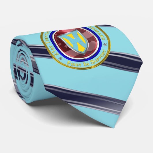 Cravate 21st Théâtre Sustainment Command (Roulé)