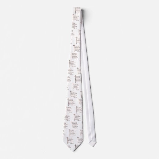 Cravate 23:4 de psaumes (Devant)