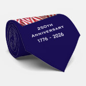 Cravate 250th Anniversary USA Patriotic God Bless America  (Roulé)