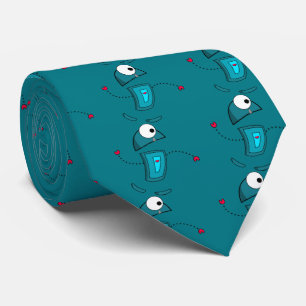 CRAVATE 293 CUTE KID ROBOT GRAPHIC