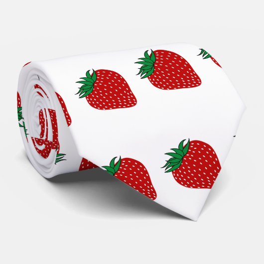 Cravate #2 de fraise (Roulé)