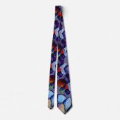 Cravate 2 d'orchidée bleue d'art (Dos)