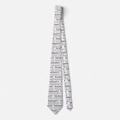 Cravate 2e amendement Texte Necktie (Devant)