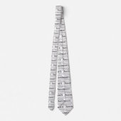Cravate 2e amendement Texte Necktie (Dos)