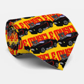 Cravate 341 Cartoon Muscle Car (Roulé)