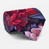 Cravate #39 Motif floral (Roulé)