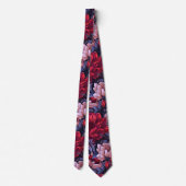 Cravate #39 Motif floral (Dos)