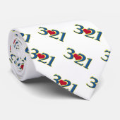 Cravate 3-21 Sticker de sensibilisation au syndrome de Dow (Roulé)