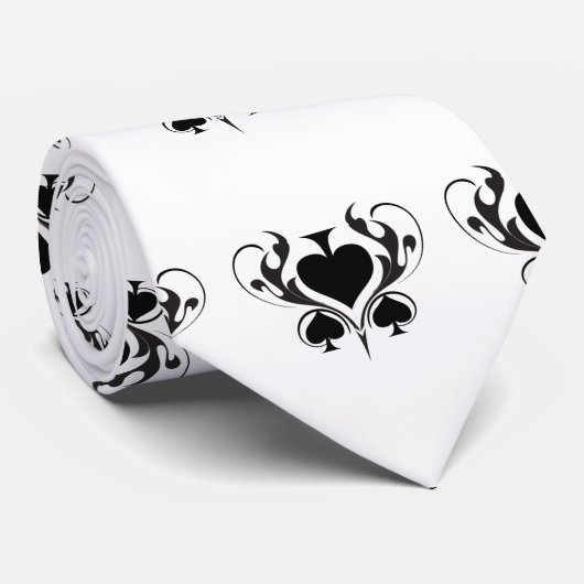 Cravate 3 Black Spins Tribal Thunder_Cove (Roulé)