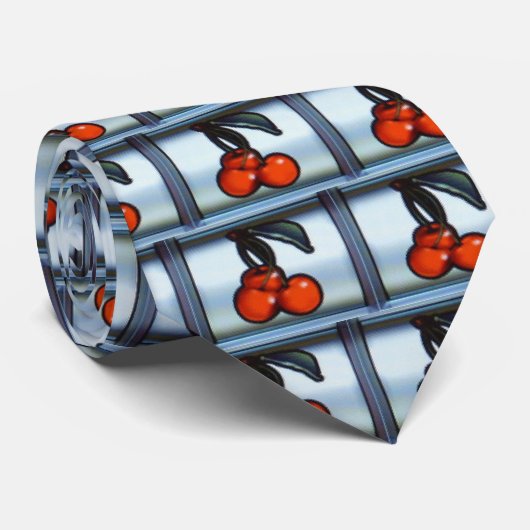 Cravate 3 cerises (Roulé)