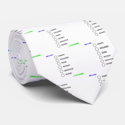 Cravate 3d6 dans l'ordre (Roulé)