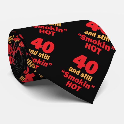 Cravate 40 années et toujours Smokin chauds (Roulé)