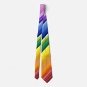 Cravate 42 bandes arc-en-ciel (Dos)