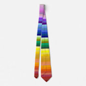 Cravate 42 bandes arc-en-ciel (Dos)