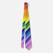 Cravate 42 bandes arc-en-ciel (Dos)