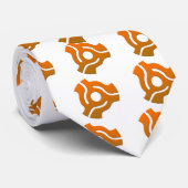 Cravate 45 adaptateur - jockey de disque du DJ de disque (Roulé)