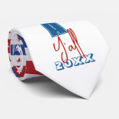 Cravate 4 juillet Fête de l'indépendance américaine (Roulé)