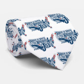 Cravate 4 juillet Sûr Et Heureux (Roulé)