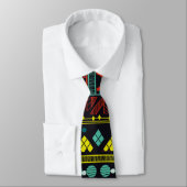 Cravate #4 Tribal print (Attaché)