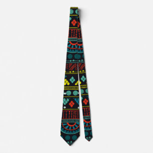 Cravate #4 Tribal print