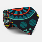 Cravate #4 Tribal print (Roulé)