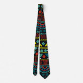 Cravate #4 Tribal print (Dos)