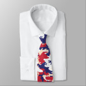 Cravate 4th of July, Independence day, Camouflage Beige (Attaché)
