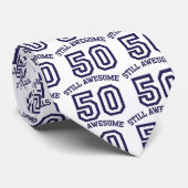 Cravate 50e anniversaire (Roulé)