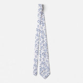 Cravate 50e anniversaire Random Number Motif Bleu (Dos)