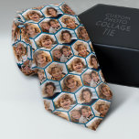 Cravate 5 Photo Collage Honeycomb Motif BE Patient<br><div class="desc">Sois Patient sur celui-ci. Il faudra peut-être un peu de temps pour charger vos photos ! 5 Collage photo dans une mise en page qui comprend un motif de nid d'abeille fait avec toutes les photos. Ajoutez vos photos préférées à ce modèle amusant. Vous pouvez utiliser des photos carrés ou...</div>