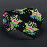 Cravate 60 Years Old and Loving It | 60th Birthday<br><div class="desc">60 Years and Loving It Tie. A fun gift for someone's 60th birthday. ⭐99% of my designs in my store are done in layers. This makes it easy for you to resize and move the graphics and text around so that it will fit each product perfectly. ⭐ (Please be sure...</div>