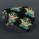 Cravate 60 Years Old and Loving It | 60th Birthday<br><div class="desc">60 Years and Loving It Tie. A fun gift for someone's 60th birthday. ⭐99% of my designs in my store are done in layers. This makes it easy for you to resize and move the graphics and text around so that it will fit each product perfectly. ⭐ (Please be sure...</div>