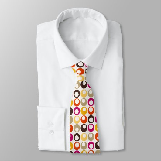 Cravate 60s 70s Boho Hippy Retro Tie (Attaché)