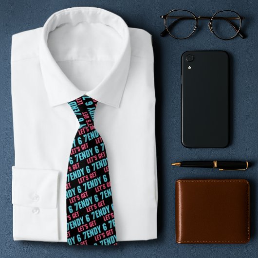 Cravate 67 Mème Drôle Obtenons Six Sept Sendy 6 7ème