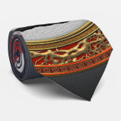 Cravate [700] Calligraphie japonaise - Bushido (Roulé)