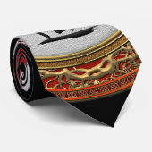 Cravate [700] Calligraphie japonaise - Karate-do (Roulé)