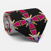 Cravate [700] Emblème des forces terrestres ukrainiennes (Roulé)