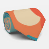 Cravate 70s Flowers  (Roulé)