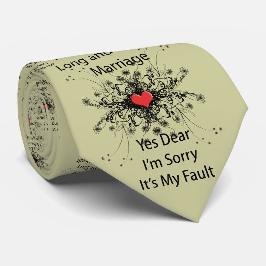 Cravate 7 Mots Pour Un Mariage Long (Roulé)