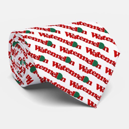 Cravate 8-3 Jour de la pastèque (Roulé)