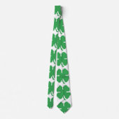 Cravate 8 bits Pixel Lucky Four Leaf Clocher (Dos)