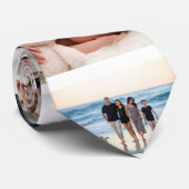 Cravate 8 Collage photo personnalisé (Roulé)