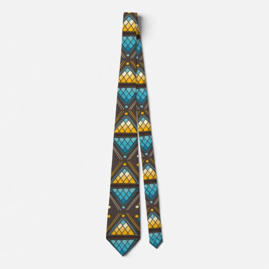 Cravate #8 Tribal Print (Devant)