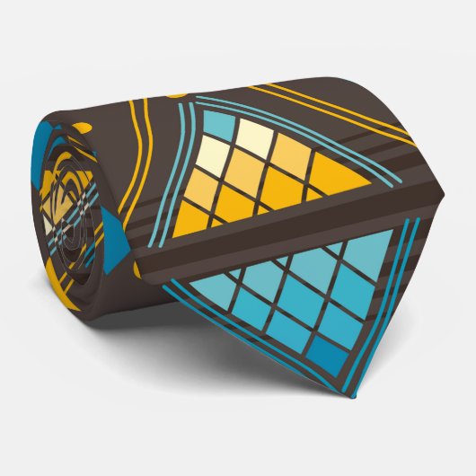 Cravate #8 Tribal Print (Roulé)