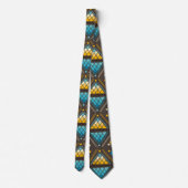 Cravate #8 Tribal Print (Dos)