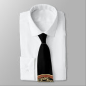 Cravate [900] Croix du noeud d'or celtique sacré (Attaché)