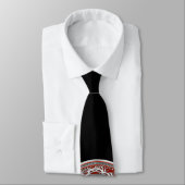 Cravate [900] Master Mason - Carré et Compas Argent (Attaché)